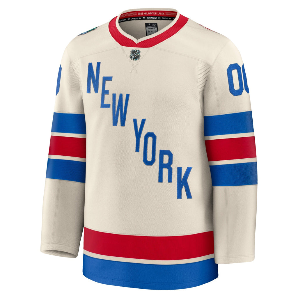 Customizable New York Rangers 2026 Fanatics Premium Winter Classic Jersey