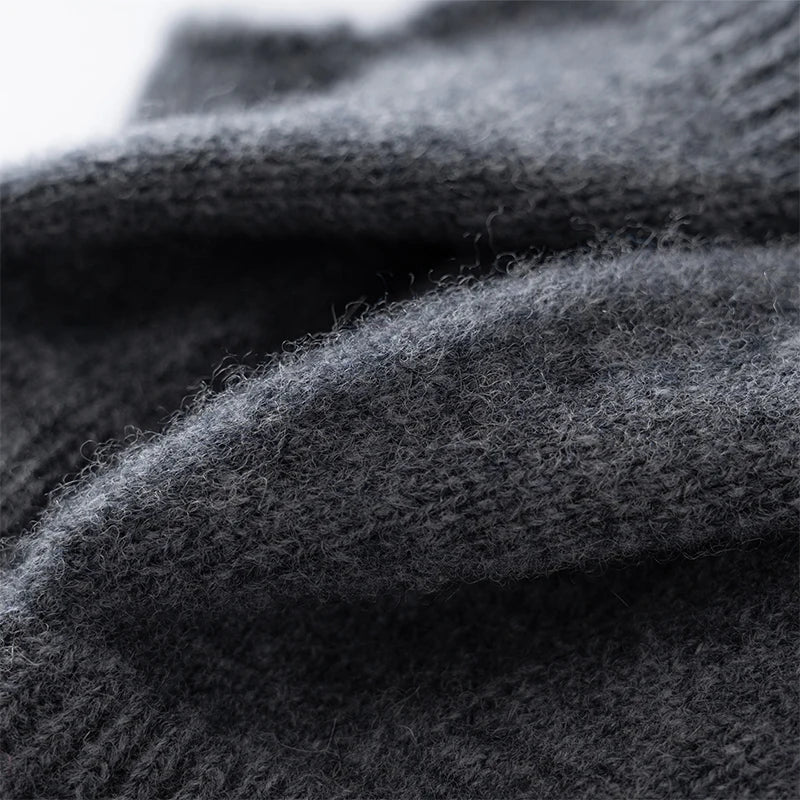 2025 Winter Women 100% Merino Wool Mitts 15cm Knitted Fingerless Gloves Thermal Gloves Semi Finger Lengthen Mittens Arm Warmers