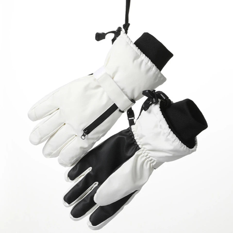 LOCLE Winter Warm Windproof Ski Gloves Men Women Touch Screen Skiing Snowboard Gloves Cycling Hiking Snowmobile Gloves
