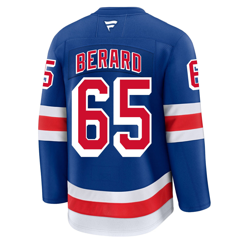 Brett Berard New York Rangers Fanatics Premium Home Jersey