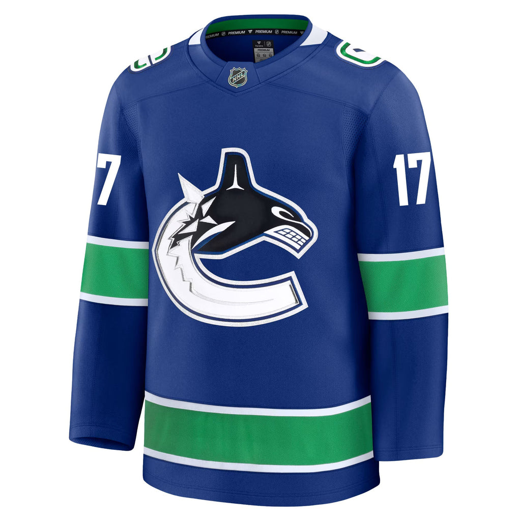 Filip Hronek Vancouver Canucks Fanatics Premium Home Jersey