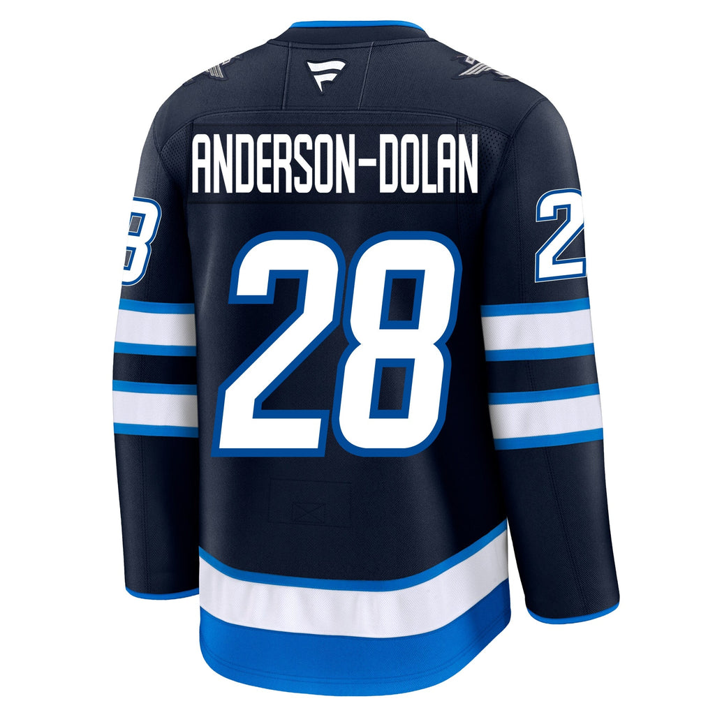 Jaret Anderson Dolan Winnipeg Jets Fanatics Premium Home Jersey