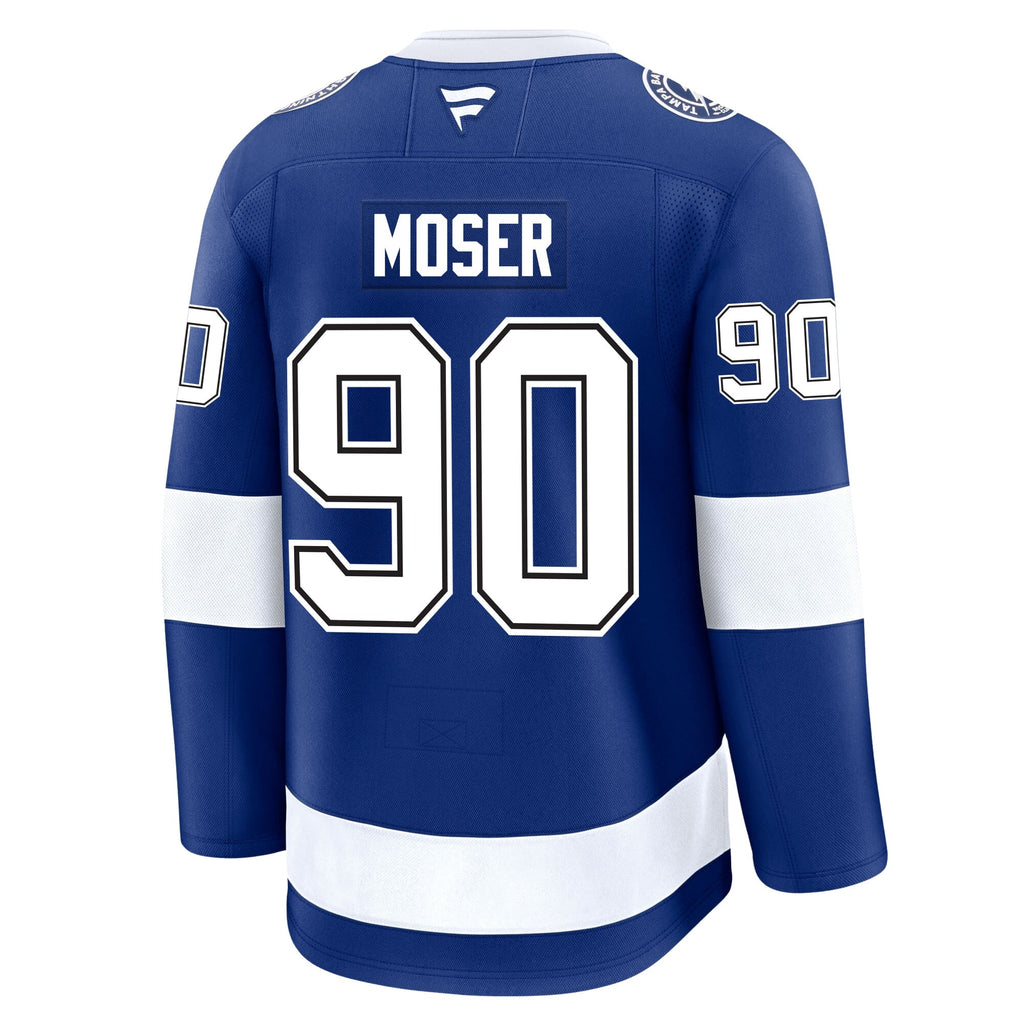 J.J. Moser Tampa Bay Lightning Fanatics Premium Home Jersey