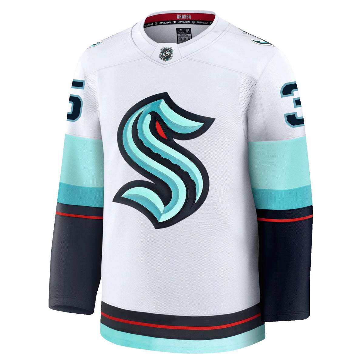 Joey Daccord Seattle Kraken Fanatics Premium Away Jersey