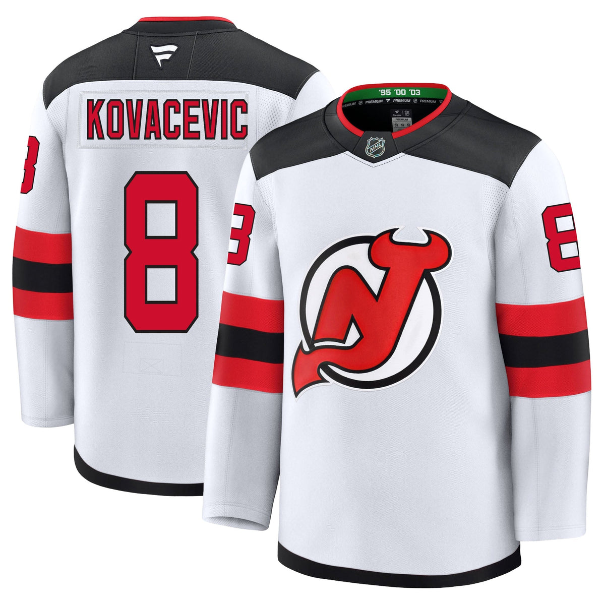 Johnathan Kovacevic New Jersey Devils Fanatics Premium Away Jersey