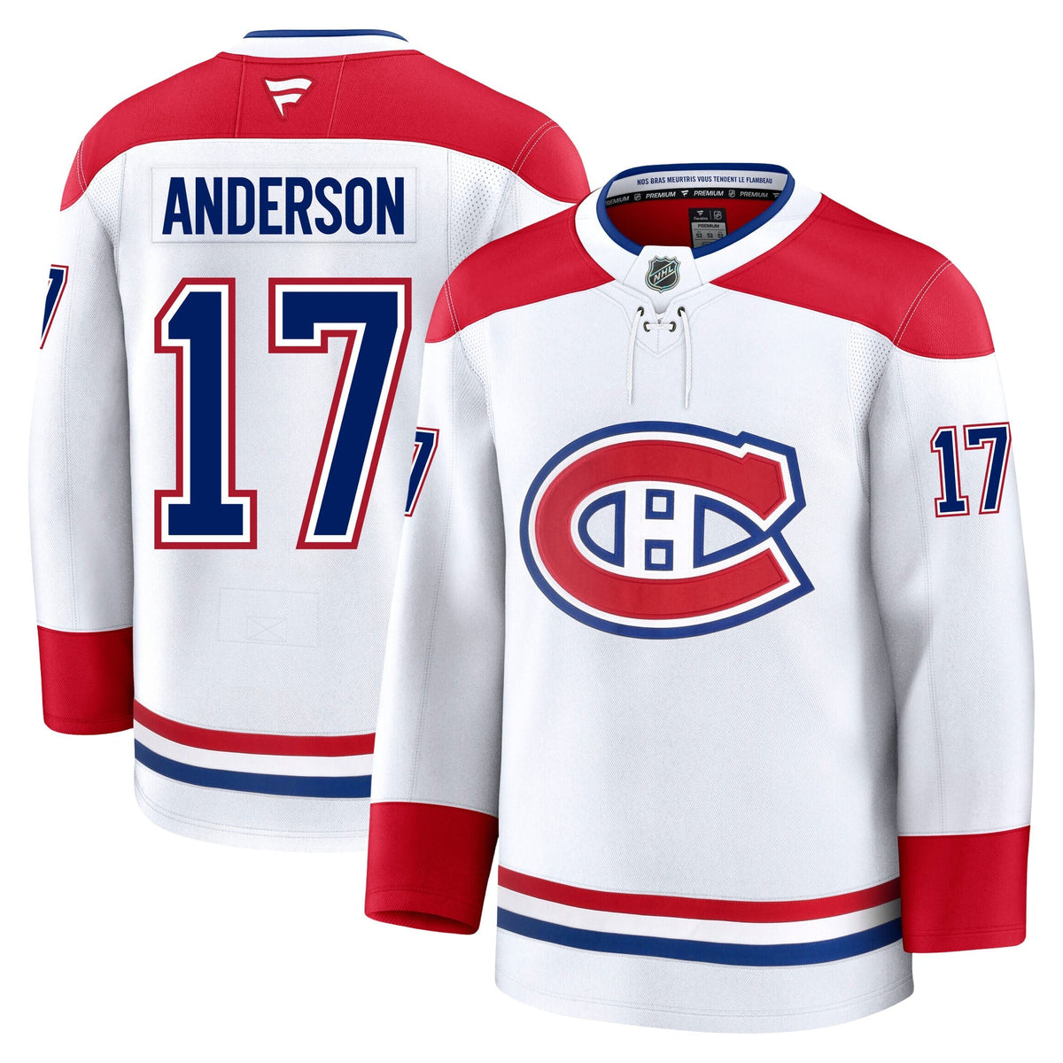 Josh Anderson Montreal Canadiens Fanatics Premium Away Jersey