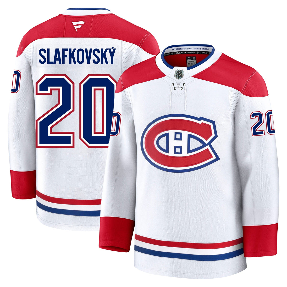Juraj Slafkovský Montreal Canadiens Fanatics Premium Away Jersey