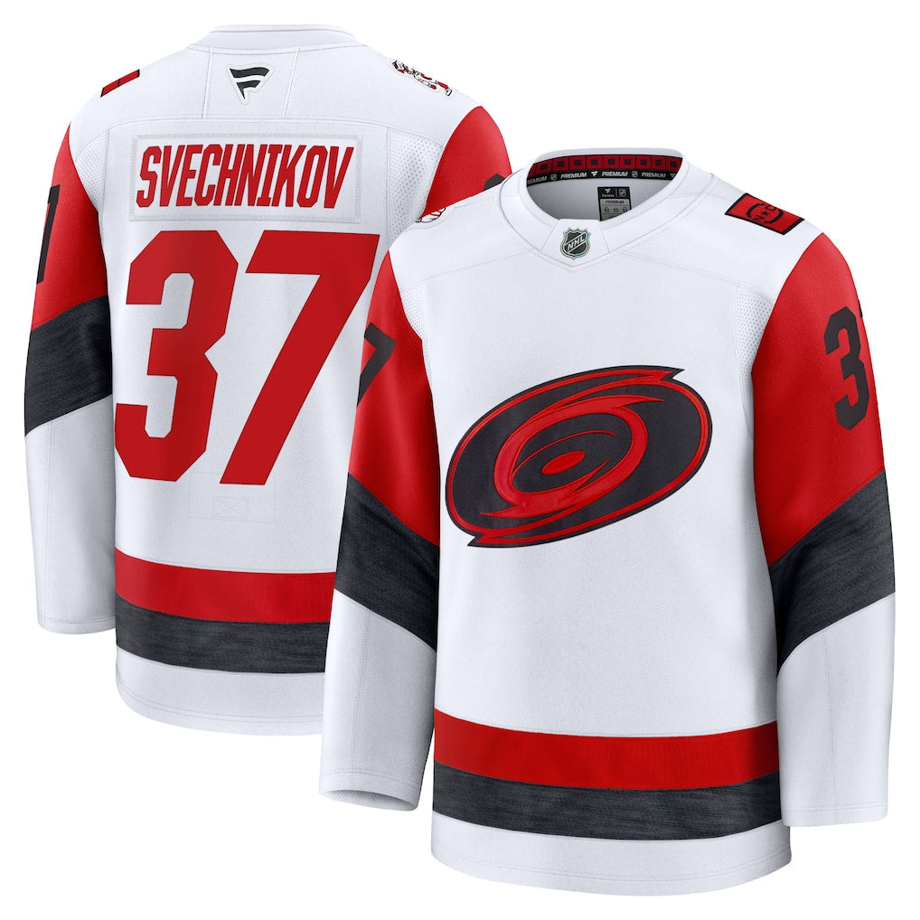 Andrei Svechnikov Carolina Hurricanes Away Premium Jersey - White