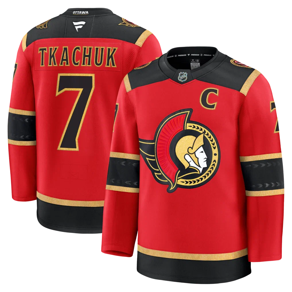 Brady Tkachuk Ottawa Senators Alternate Premium Jersey - Red