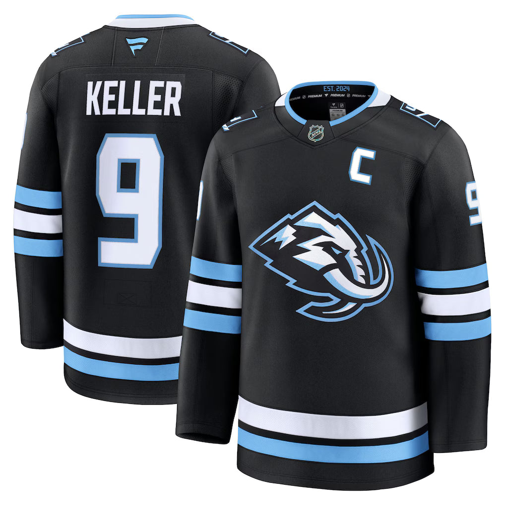 Clayton Keller Utah Mammoth Home Premium Player Jersey - Black