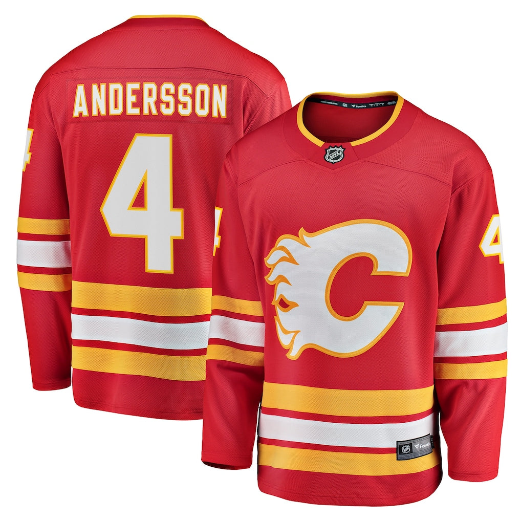 Rasmus Andersson Calgary Flames Home Player Jersey - Red