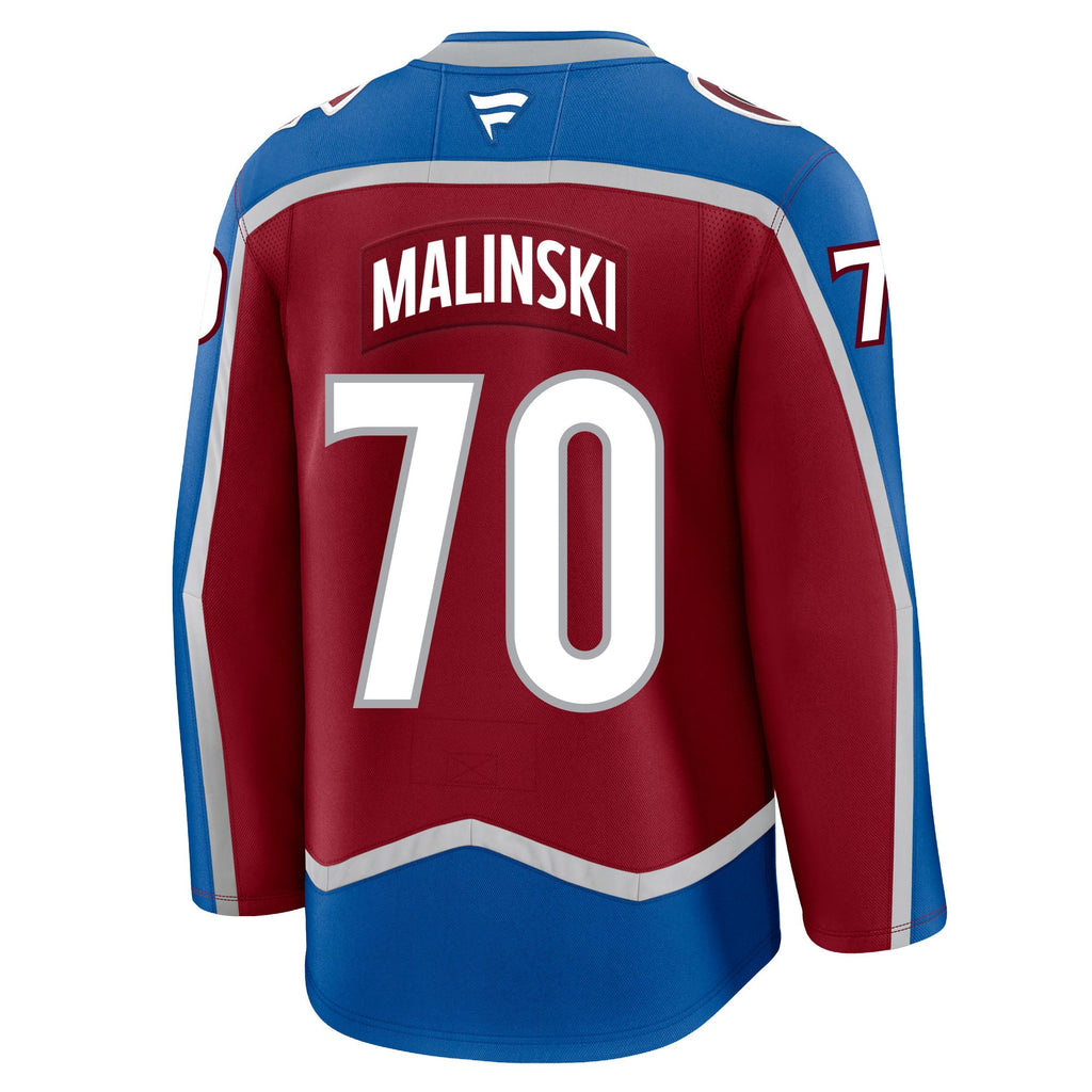 Sam Malinski Colorado Avalanche Fanatics Premium Home Jersey