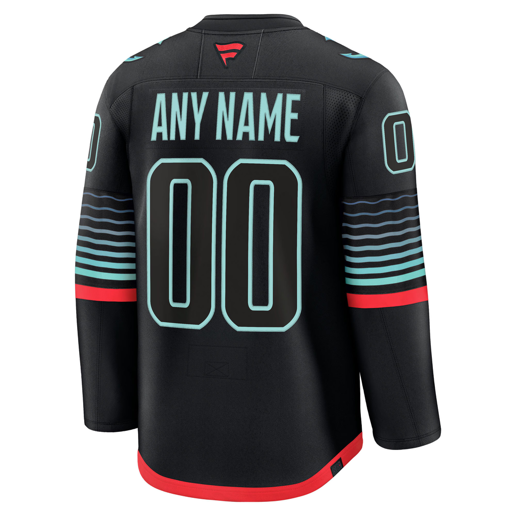 Customizable Seattle Kraken Fanatics Premium Official NHL Alternate Jersey