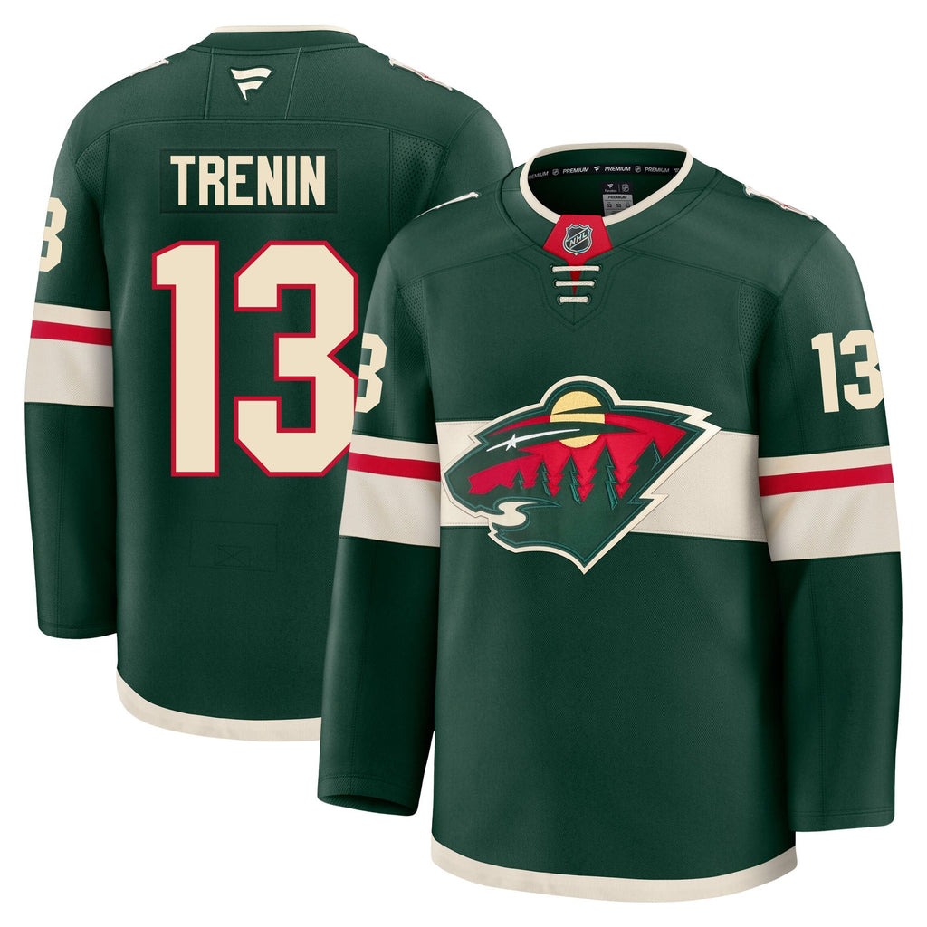 Yakov Trenin Minnesota Wild Fanatics Premium Home Jersey
